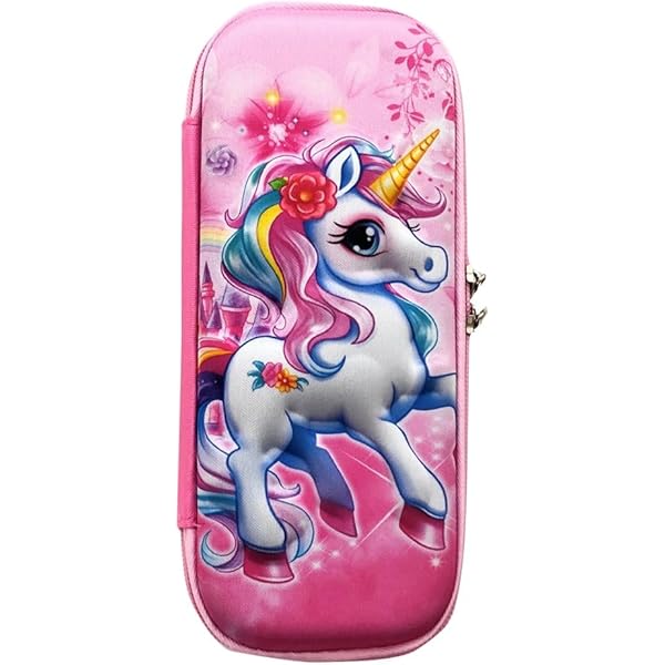 ADOERE 3D Cover EVA Sanrio Kuromi Design, Large Capacity Pencil